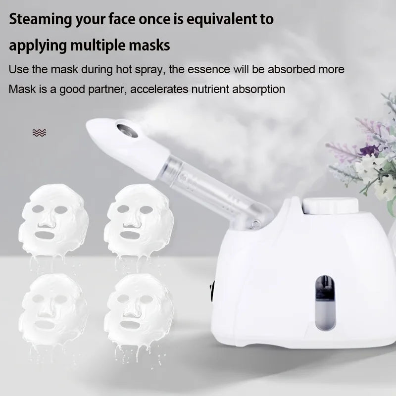 Vaporizado Facial com Hidratação Profunda